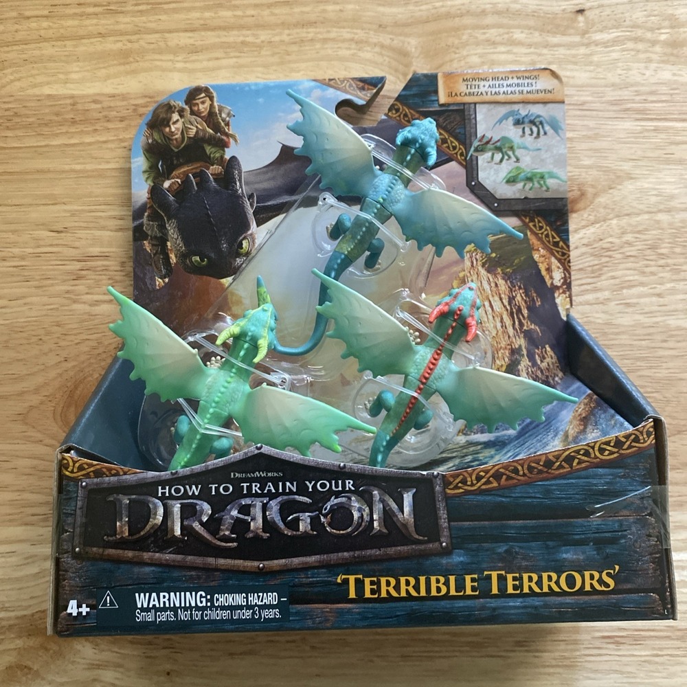 How to Train Your Dragon Terrible Terrors Figure Set NIB Spin Master NEW